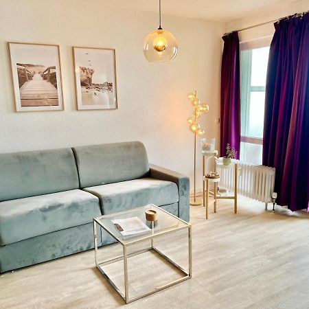 Studio-Apartment mit Panorama-Meerblick und direkter Strandlage in Scharbeutz Exterior foto