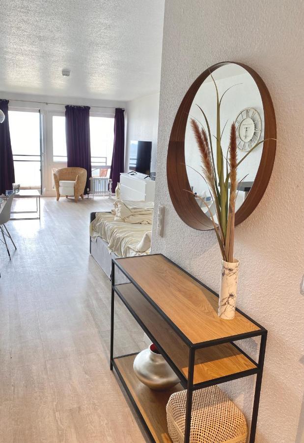 Studio-Apartment mit Panorama-Meerblick und direkter Strandlage in Scharbeutz Exterior foto